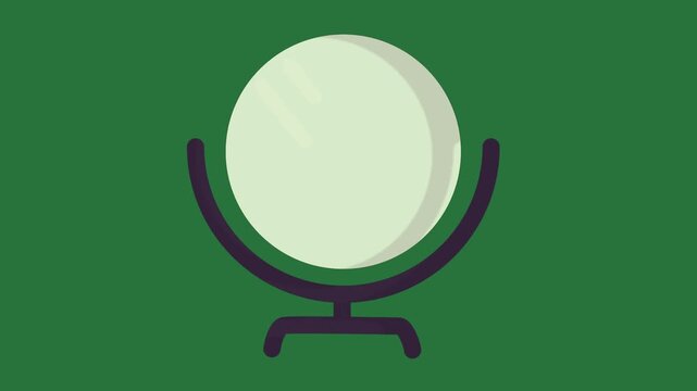Border Ball Animated Green Screen Chroma Key Background