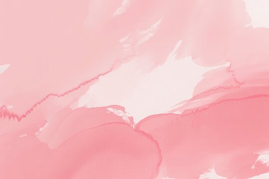 Soft pink watercolor texture background, with delicate brush, strokes and light, washes, creating a, gentle and artistic, surface for various uses