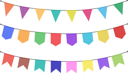 Obraz premium Holiday flags background