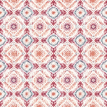 Print Shibori pattern and Seamless tie-dye allover textile watercolor print, Shibori allovers pattern design, textile pattern