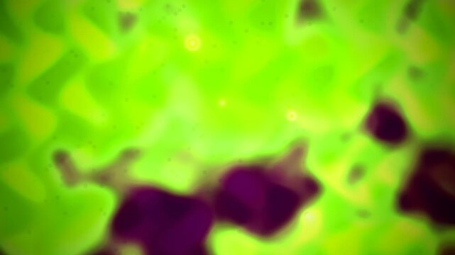Bright Green Abstract Background with Dynamic Wavy Zig-Zag Patterns and Subtle Particles
