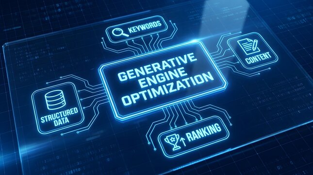 Generative engine optimization advanced technology for content keywords data and ranking improvement