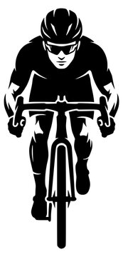 masculin cyclist vector