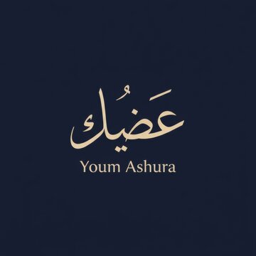 Youm Ashura Arabic Calligraphy Design