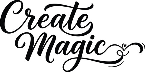Create magic elegant cursive script logo design © Bashar
