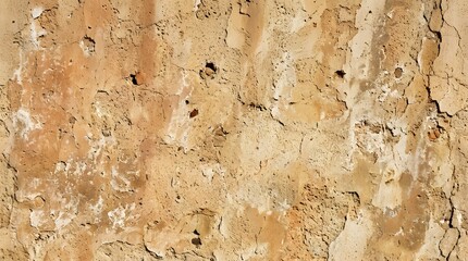 Obraz premium Natural Travertine Stone Texture with Holes and Veins.