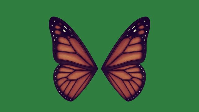 monarch butterfly green screen animated chromakey emotion gesture design backgrounds figure creative layers scene expression illustration composition