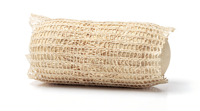 Loofah sponge for skin exfoliation.
