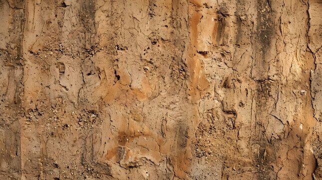 Natural earth soil texture with weathered surface patterns.