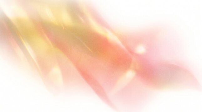 Warm golden hour sunlight flare and orange gradient overlay on a white background.
