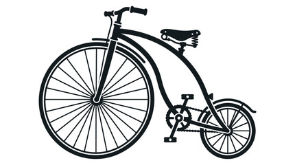 Fototapeta premium Vintage Penny Farthing Bicycle Design.