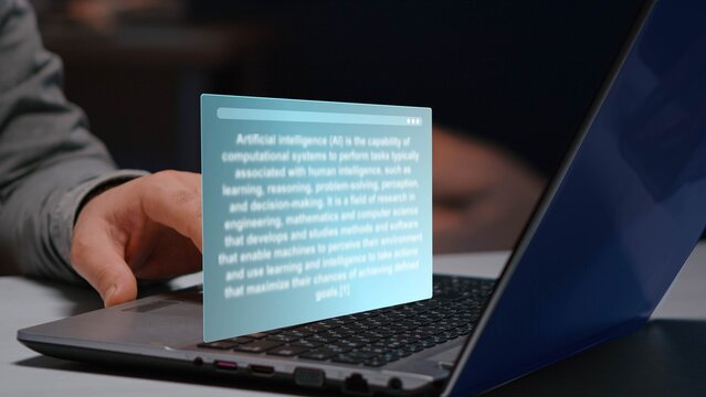 Document writing software. Business text editing and word processing. Person typing on laptop computer keyboard.
