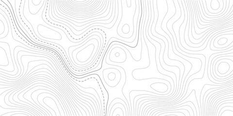 Topographic map background geographic line map with elevation assignments. Outdoor illustration map background, editable stroke.Rendering abstract illustration. © MDSOHEL
