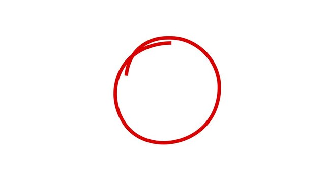 Animated hand drawn oval circle scribble marker highlight, circle overlay pack on multiple backgrounds, text highlighting 4k video
