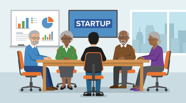 Startup Advisory Board Meeting with Experienced Industry Experts