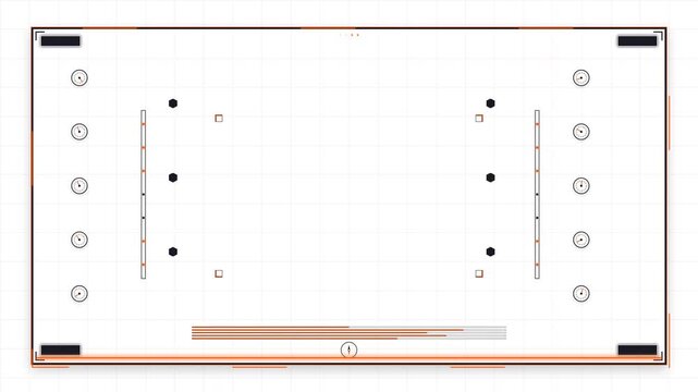 Motion of a Hockey Puck on an Ice Rink with Dynamic Camera Angles for Sports Analysis.
