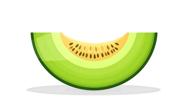 Fresh green banana with yellow spots isolated.