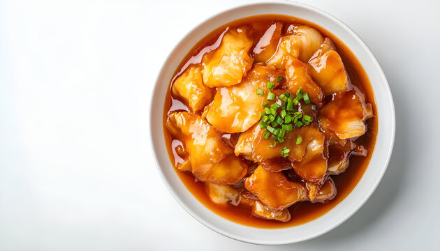 Braised fish maw in red gravy