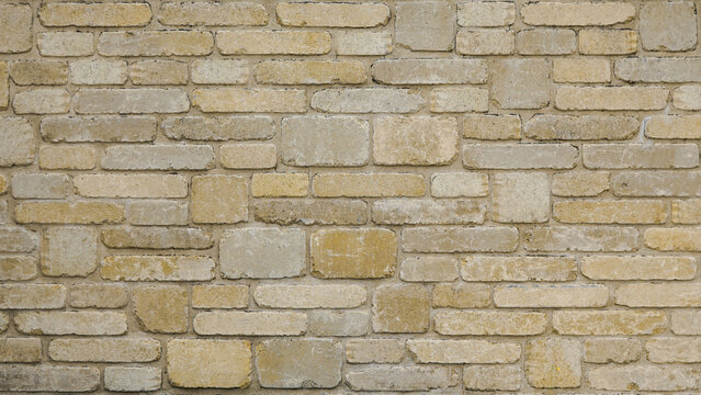 beige brown natural stone wall, tile texture - Brick wall stonewall masonry background