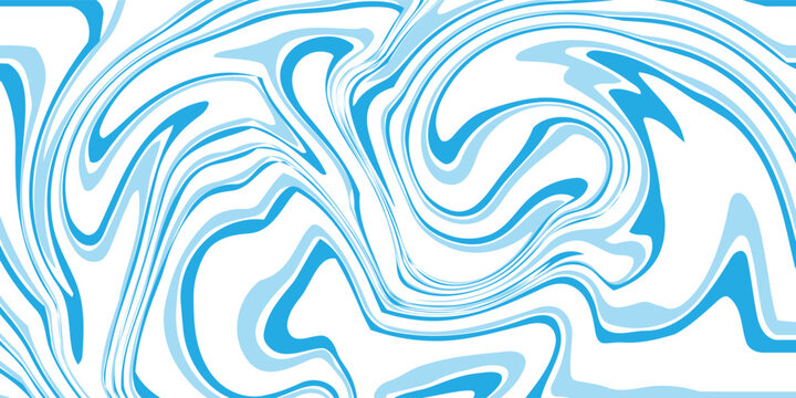 Abstract background seamless pattern with colorful waves. Trendy vector illustration in retro psychedelic style