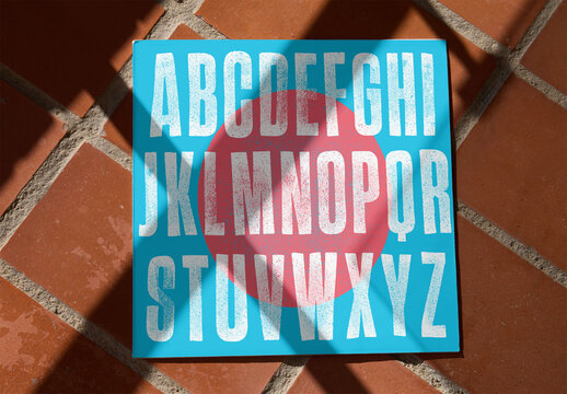 Mockup of Blank Vinyl Jacket