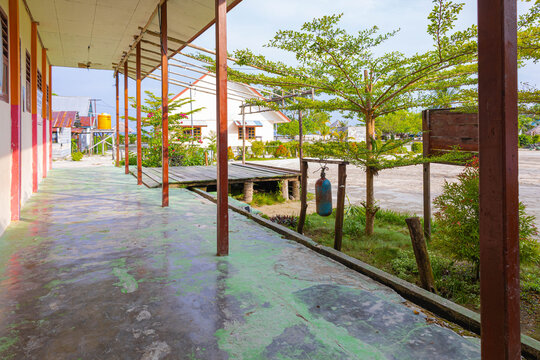 The old school on the island