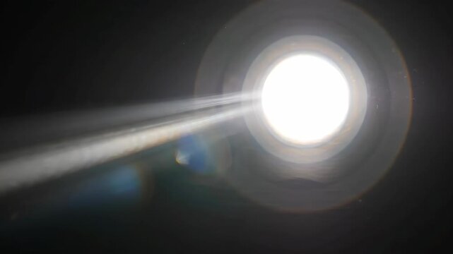Bright Light Burst with Radiant Beams in Space.