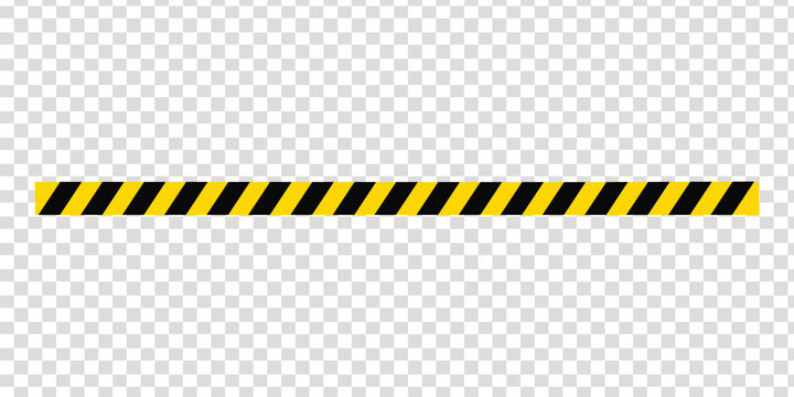 Yellow and black hazard warning tape stripe pattern