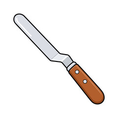 Fototapeta premium Offset Spatula Vector Illustration