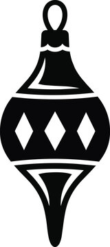 Black female symbol with diamond pattern on triangular skirt and flared base gender symbol