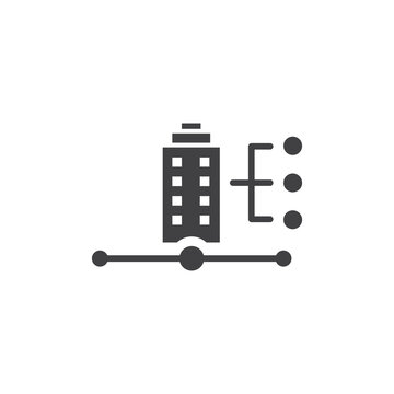 Business people, human resources, office management - icon. Simple vector illustration