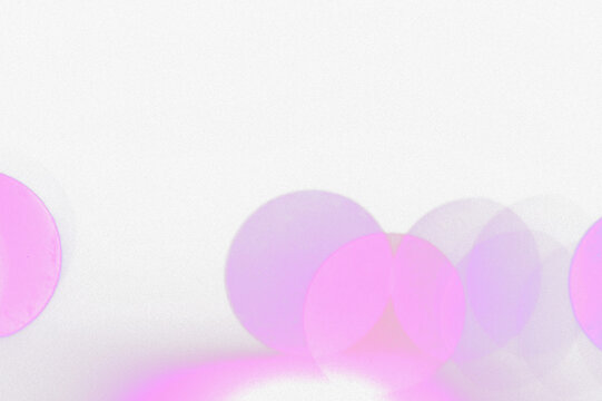 Abstract Purple Bokeh Lights on Black Background for Festive Ambiance