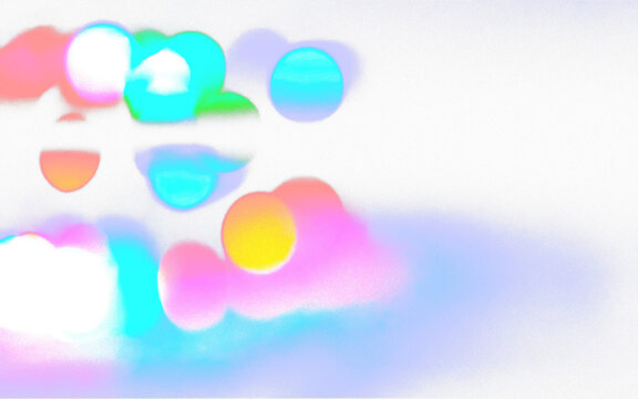 Abstract Bokeh Lights Background With Vibrant Colors And Soft Focus Effect