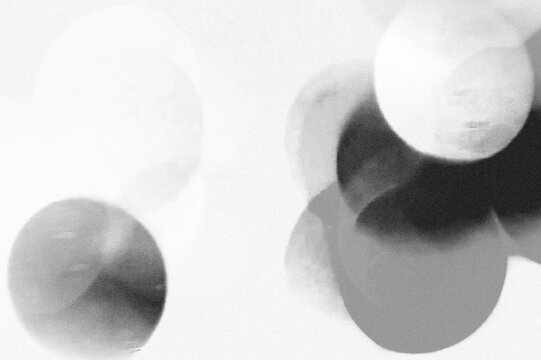 Abstract Bokeh Lights and Blurred Circles on Dark Background