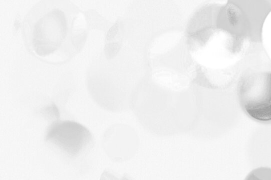 Abstract Bokeh Lights Background Soft Focus Glowing Circles Dark Overlay