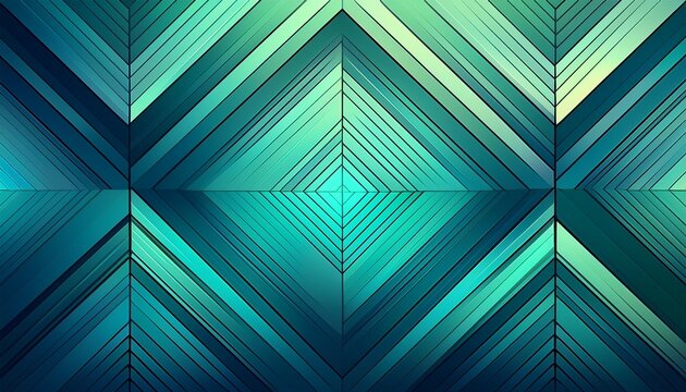 cool geometric background with blue and green hues