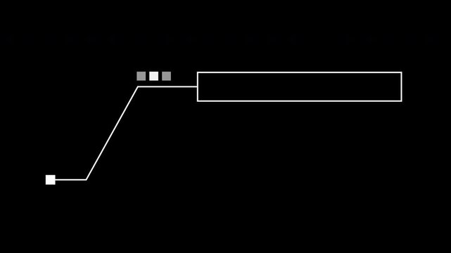 Futuristic hud neon callout element with digital details on black background, perfect for sci-fi overlay