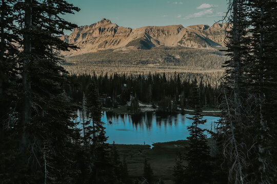 blue lake in uinta mountains
