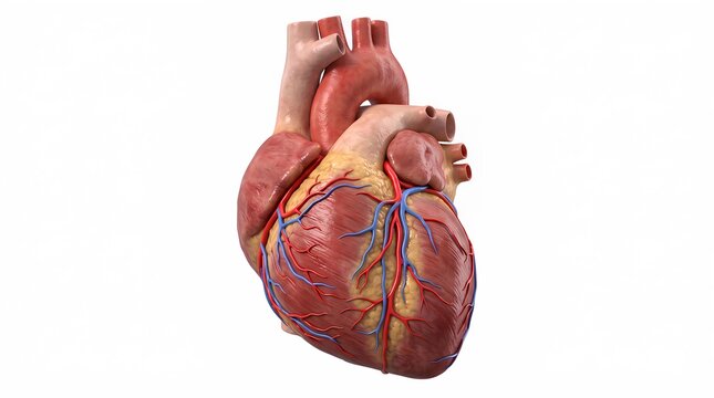 Realistic Human Heart Anatomy