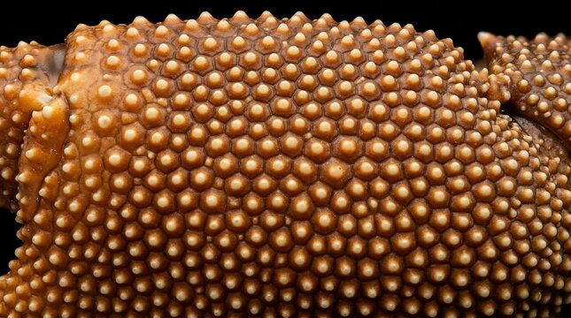 Macro Close Up of Bumpy Toad Skin Texture.