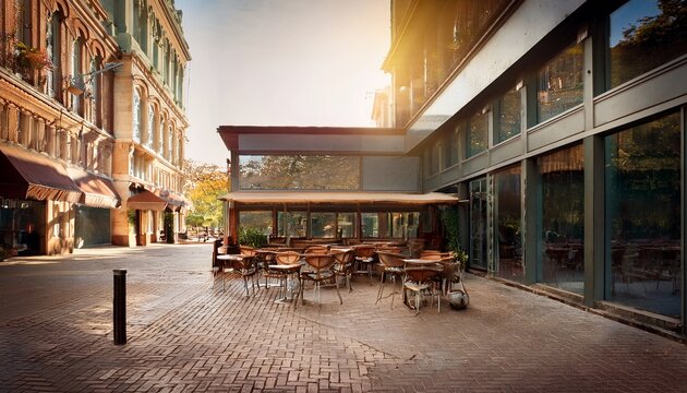 empty cafe going out of business