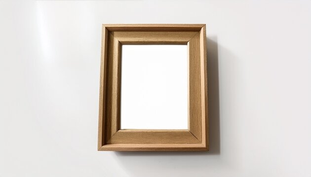 photo frame isolated picture frame mockup with shadow on white background poster frame mockup stock