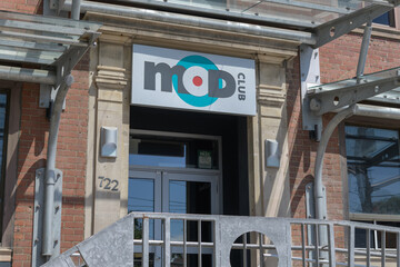 Obraz premium entrance to The Mod Club, a live music venue, located at 722 College St, Toronto