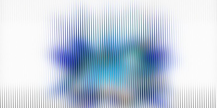 Abstract background featuring vertical parallel lines with blue gradients.