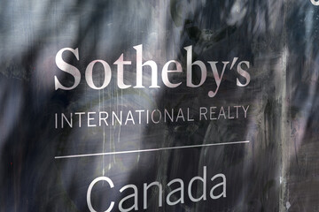 Obraz premium Sotheby's International Realty Canada sign in Toronto