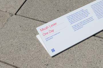 Obraz premium big label at TOAF65 for Micah Lexier, 