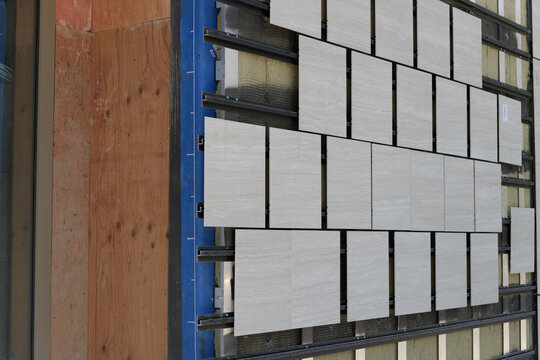 rainscreen wall assembly (or rainscreen cladding system)