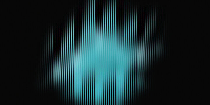 Abstract cyan background with vertical lines and glowing light effects.