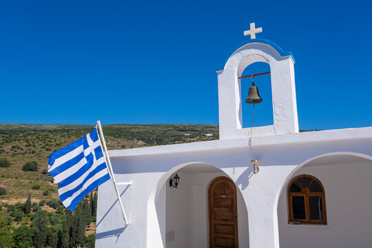 Church in Messaria, Andros, Greece