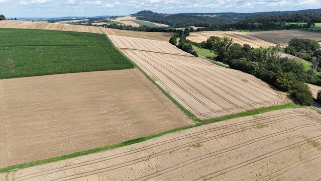 Felder im vorderen Odenwald